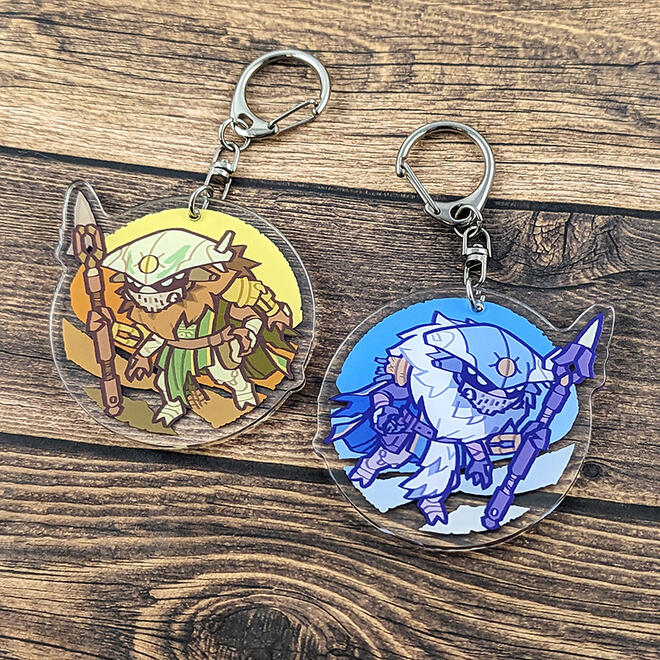 Acrylic charm. Design based on Destiny 2.